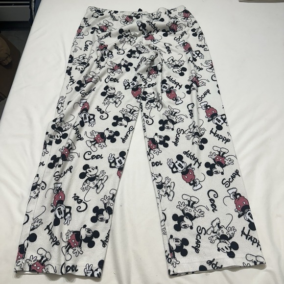 Disney Mickey Mouse Pajama Pants Lounge Sleepwear Adult Large - Picture 4 of 9
